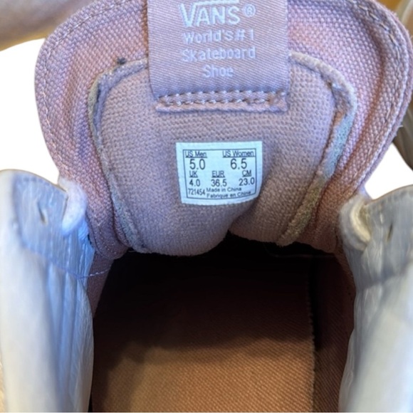 Vans Sk8-Hi Reissue Two-Tone Metallic
Ні Тор Mahogany Rose Size 6.5 - Picture 9 of 9